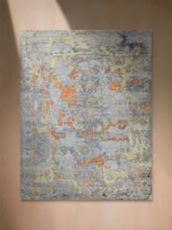 Kairo Hand-knotted Wool & Bamboo Silk Rug - thumbnail 2