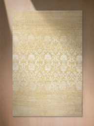 Boheme Hand-knotted Wool & Silk Persian Rug - Beige - thumbnail 3