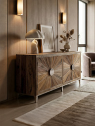 Nirvana Four Door Reclaimed Wood Sideboard - thumbnail 1
