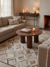 Dune Hide & Wool Rug - thumbnail 2