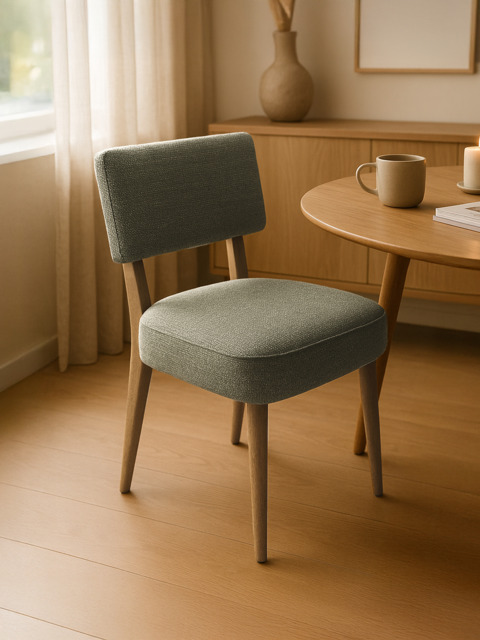 Keaton Green Upholstered Dining Chair - image 1