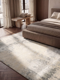 Toor Wool & Bamboo Silk Hand-Knotted Rug - Khaki - 170x240 cm