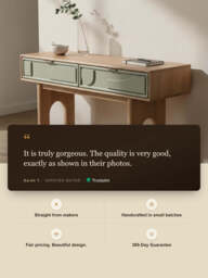 Verde Two Drawer Console - thumbnail 3