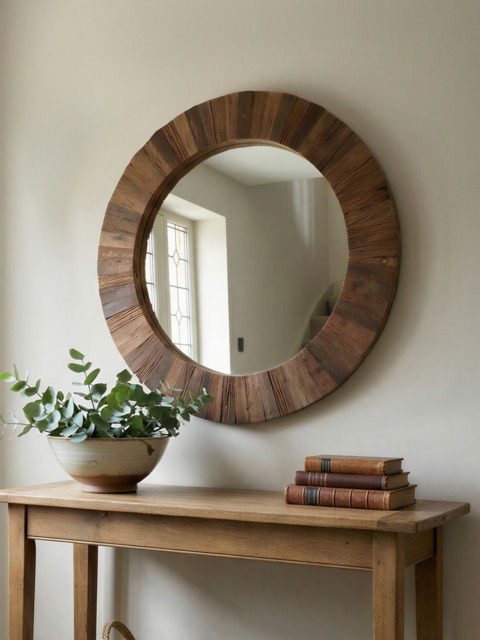 Zavi Reclaimed Wood Mirror - Large - image 1