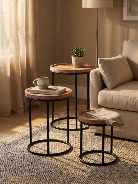 Marco Mango Side Table - Set Of 3 - image 1