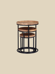 Marco Mango Side Table - Set Of 3 - thumbnail 4