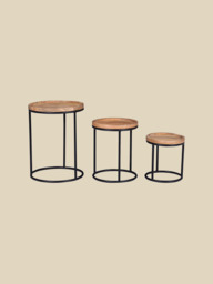Marco Mango Side Table - Set Of 3 - thumbnail 3