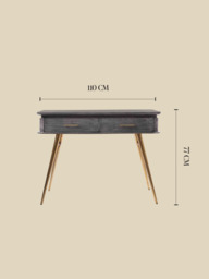 Carly Mango Wood Console Table - thumbnail 3