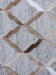 Nadir Hide & Wool Rug - thumbnail 6