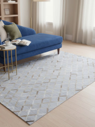 Nadir Hide & Wool Rug - thumbnail 2
