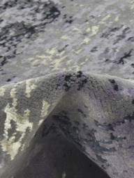 Sorellan Hand-Knotted Bamboo Silk Blend Rug - Quicksilver - thumbnail 5