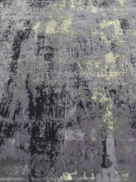Sorellan Hand-Knotted Bamboo Silk Blend Rug - Quicksilver - thumbnail 3