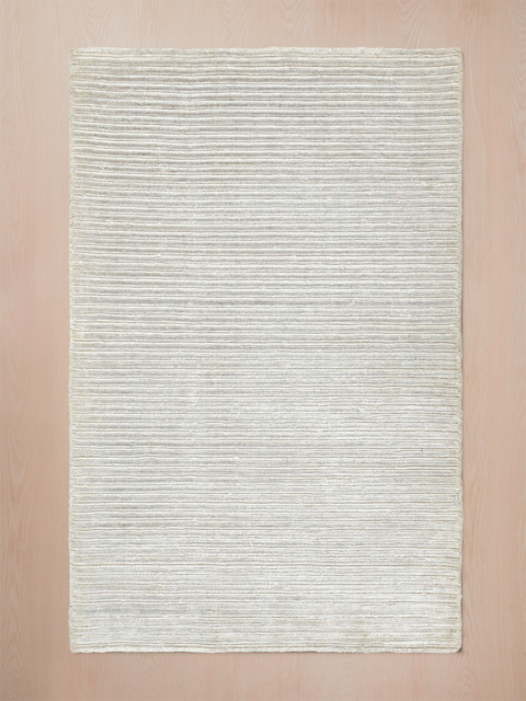 Isabella Handloom Banana Silk Rug - Grey - 120x180 cm