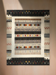 Kalam Hand-Knotted Wool Rug – Multi - thumbnail 2