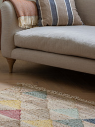 Aleyna Hand-woven Jute Cotton Kilim Rug - Multi - thumbnail 4