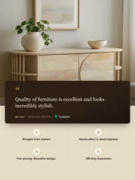 Sierra Two Door Wooden Sideboard - Light Wood - thumbnail 3
