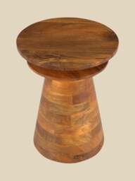Opal Wooden Side Table - thumbnail 3