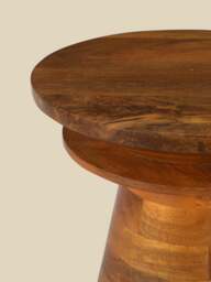 Opal Wooden Side Table - thumbnail 5