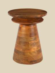 Opal Wooden Side Table - thumbnail 2