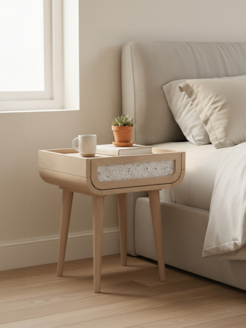 Kael Bedside Table - Natural - image 1