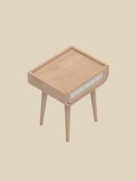 Kael Bedside Table - Natural - thumbnail 6