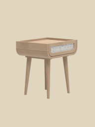 Kael Bedside Table - Natural - thumbnail 4