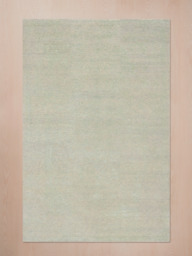 Clare Khaki Wool & Bamboo Silk Hand-Knotted Rug - Khaki - thumbnail 1