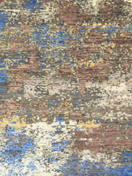 Seriq Hand-Knotted Wool & Bamboo Silk Rug - thumbnail 3