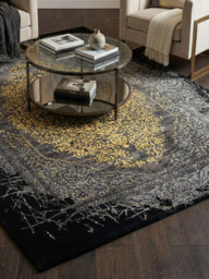 Nauheed Hand-knotted Bamboo Silk & Wool Rug - thumbnail 2