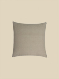 Nomad Floral Embroidered Cotton–Linen Cushion - Blue - thumbnail 3