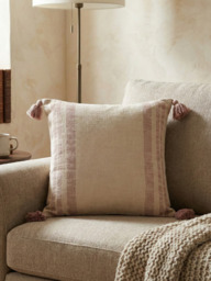 Cullen Handwoven Cotton Cushion - thumbnail 1