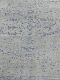 Kevar Hand-knotted Wool & Bamboo Silk Rug - thumbnail 3