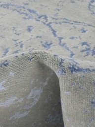 Kevar Hand-knotted Wool & Bamboo Silk Rug - thumbnail 6