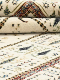 Tarev Hand-Knotted Wool & Bamboo Silk Rug - Off White - thumbnail 4