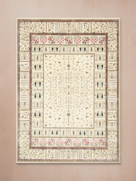 Tarev Hand-Knotted Wool & Bamboo Silk Rug - Off White