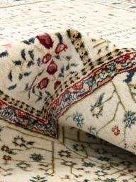 Tarev Hand-Knotted Wool & Bamboo Silk Rug - Off White - thumbnail 5
