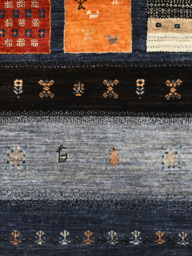 Mavan Hand-Knotted Wool Rug – Midnight Blue - thumbnail 4