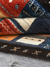 Mavan Hand-Knotted Wool Rug – Midnight Blue - thumbnail 5