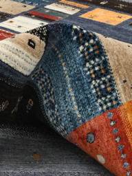 Mavan Hand-Knotted Wool Rug – Midnight Blue - thumbnail 6