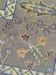 Velira Hand-Knotted Bamboo Silk Blend Rug - Brown - thumbnail 6