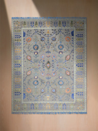 Velira Hand-Knotted Bamboo Silk Blend Rug - Brown - thumbnail 2