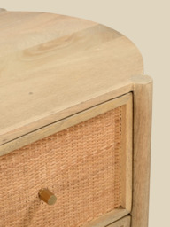 Soren Two Drawer Bedside Table - thumbnail 6