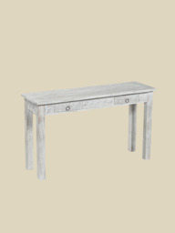 Alina Two Drawer Wooden Console Table - thumbnail 3