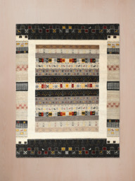 Kalam Hand-Knotted Wool Rug – Multi - 170x240 cm