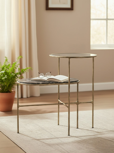 Mateo Mixed Material Side Table - image 1