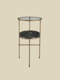 Mateo Mixed Material Side Table - thumbnail 4