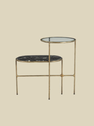 Mateo Mixed Material Side Table - thumbnail 3