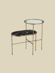 Mateo Mixed Material Side Table - thumbnail 2