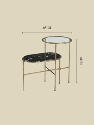Mateo Mixed Material Side Table - thumbnail 6