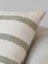 Striped Whim Hand-woven Cushion - thumbnail 4